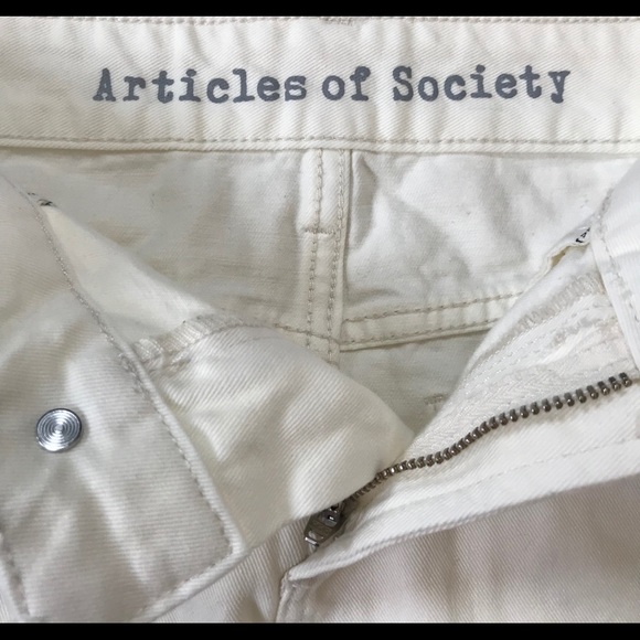 •SOLD• Articles of Society White Denim Skirt - Picture 3 of 5